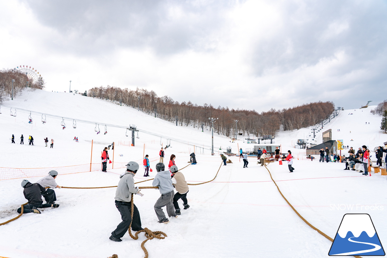 サッポロテイネ｜山頂積雪 285cm！絶好の春コンディションのゲレンデは、『アルペンスキー大会』『モーグル大会』『テイネ雪山祭り』『北海道米そり選手権2026』で大盛り上がり～(^^)v